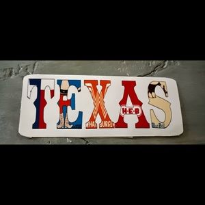 Homemade Texas Sticker
